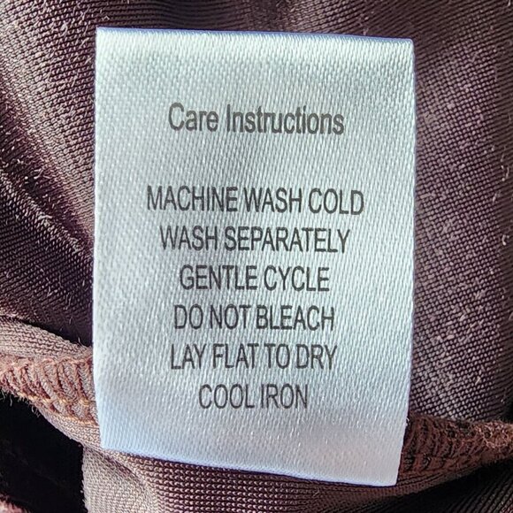 NWD Honey and Rosie Velvet Fitted Long Sleeve Brown Mini Dress Womens Large - Picture 10 of 12